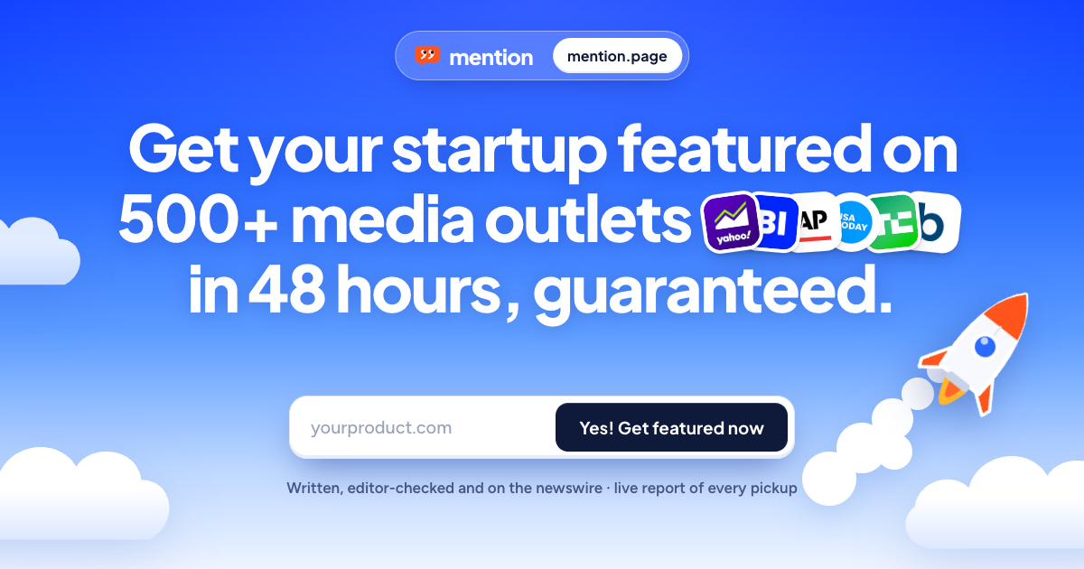 Mention.page screenshot 1
